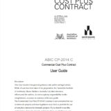 ABIC Commercial Cost Plus Contract User Guide 2014