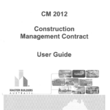 Contract Management Contract 2012 User Guide