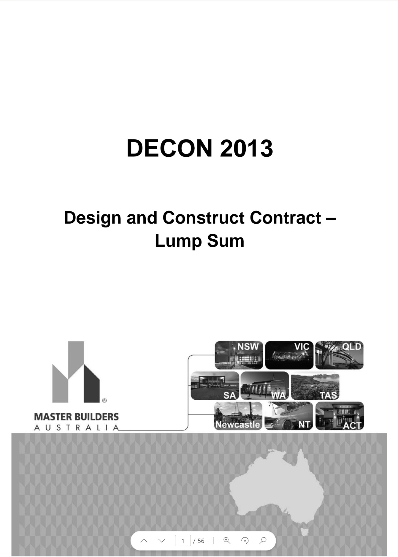 Design and Construction Lump Sum Contract 2013