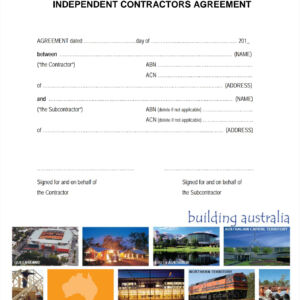 Independent Contractors Agreement 2015