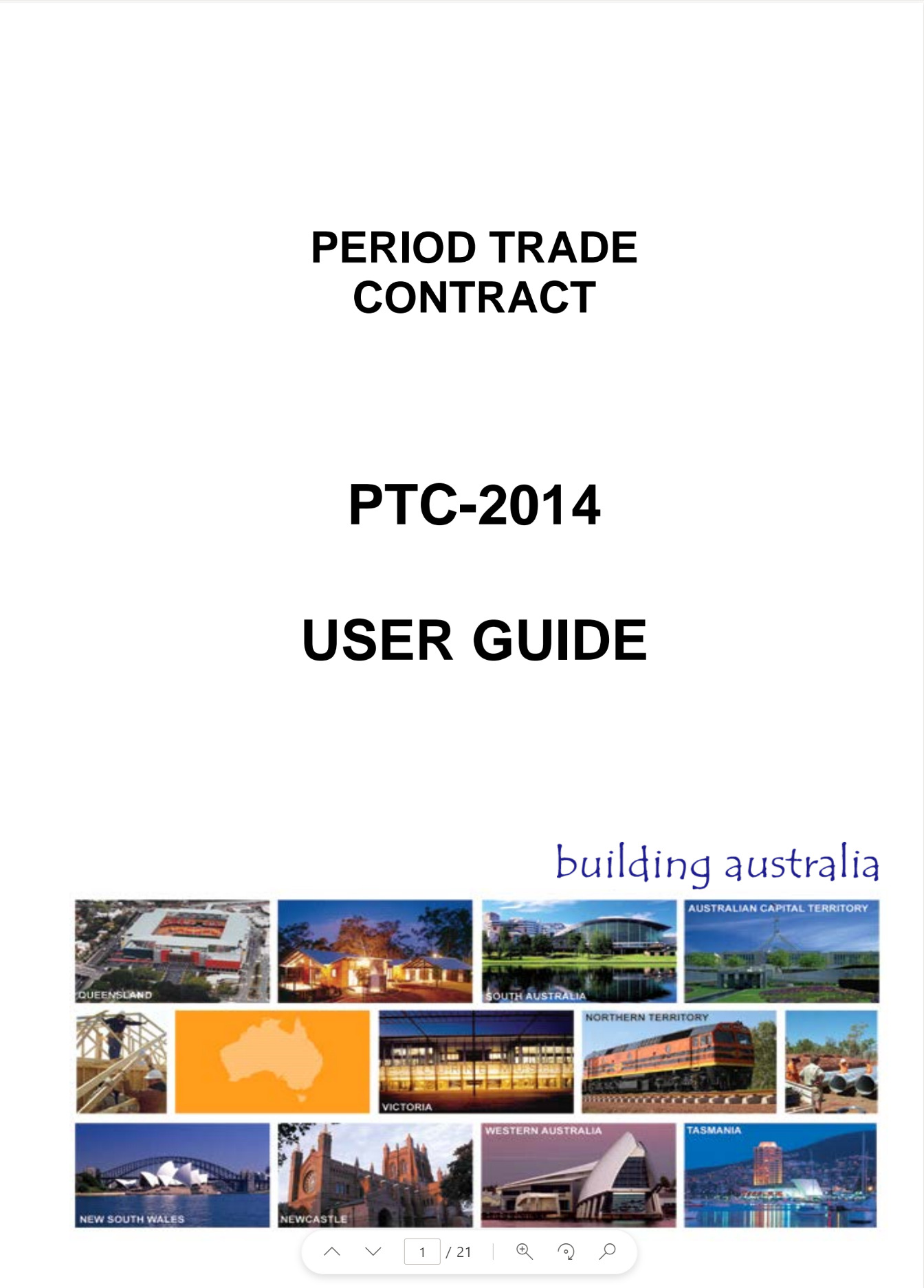 Period Trade Contract 2014 User Guide
