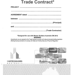 Trade Contract 2012