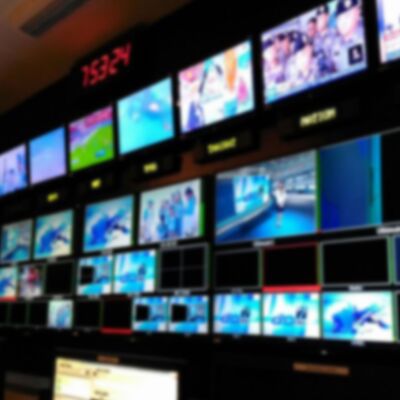 Blurred picture video switch of Television Broadcast, working wi
