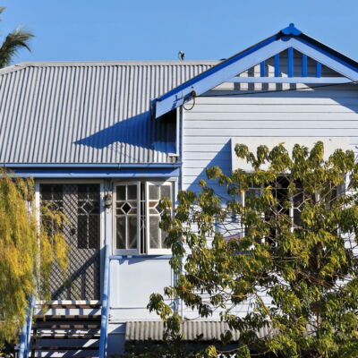 Low-set Queenslander type single house in the city centre area. Cairns-Australia-362