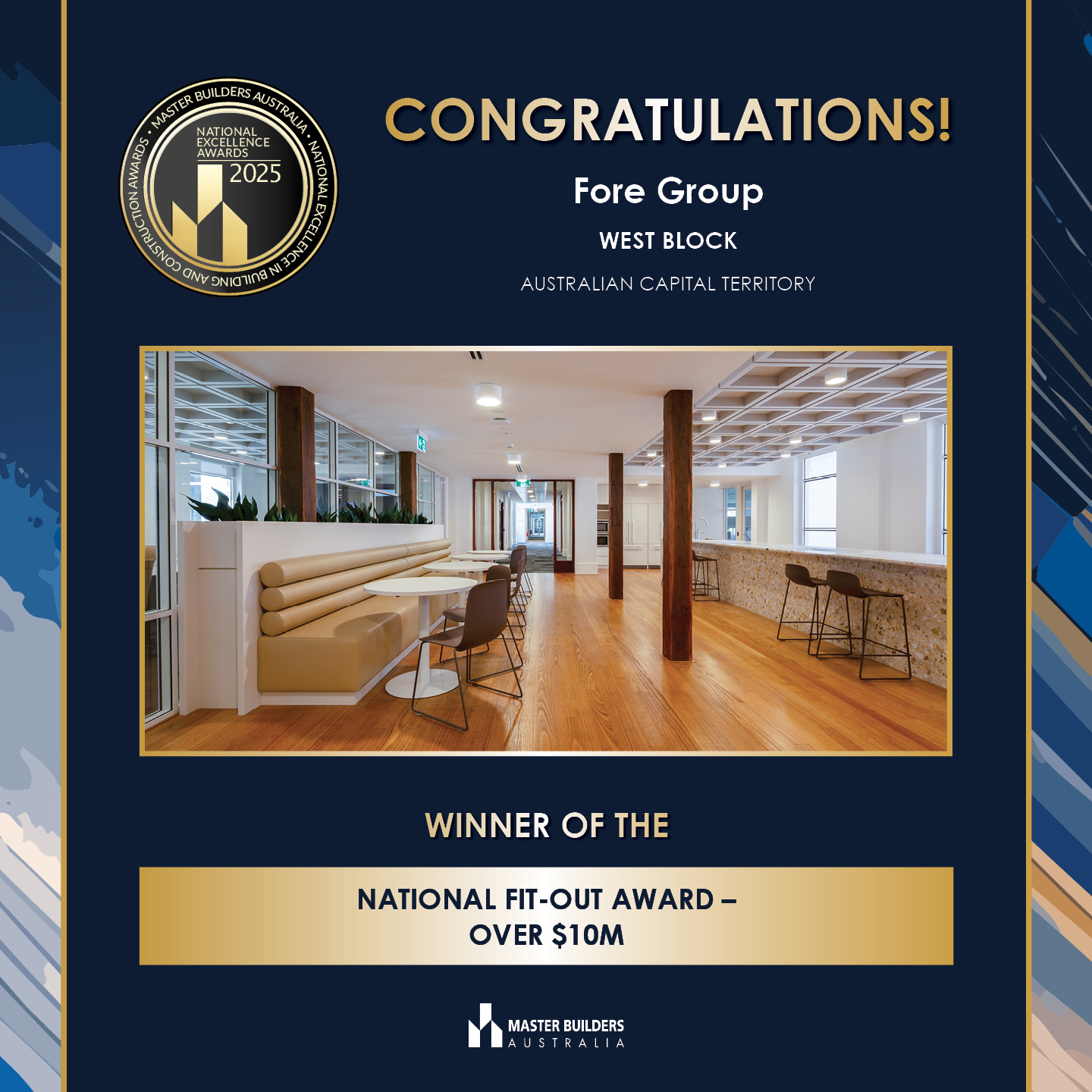 National Excellence Awards 2025 Winners - Master Builders Australia